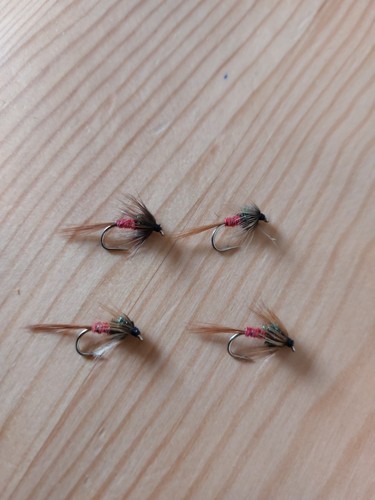 Cruncher flies red size 12s - cruncher,