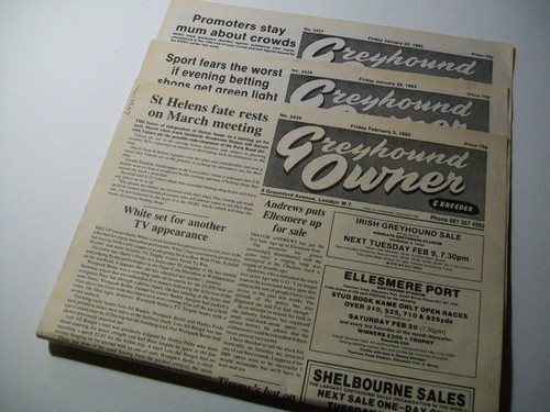 Greyhound owner 1993 - 3,