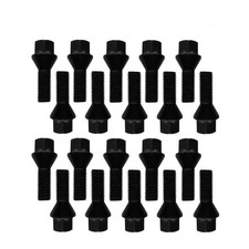 20 black Tracer Wheel Bolts