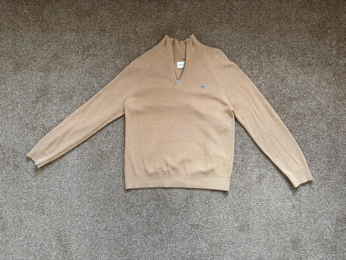 Brown gant quarter zip mens - brown,
