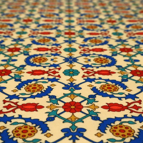 Symmetric damask upholstery - symmetric,