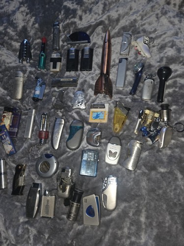 Vintage lighters desk - lighters, job
