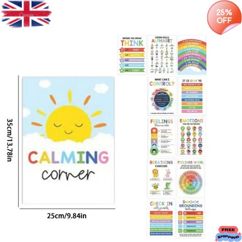 12x calming corner posters - 12x,