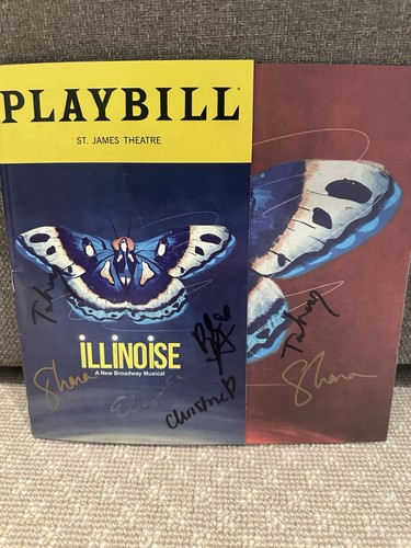 Illinoise broadway signed - broadway,