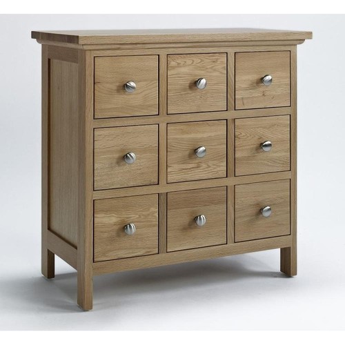 Solid oak dvd storage - oak,