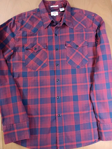 Levi mens western plaid - levi's,