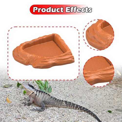 Reptile water dish corner - dish,