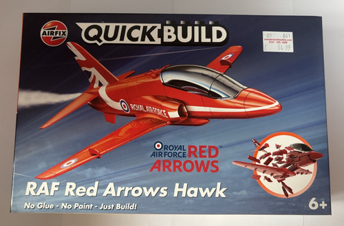 Airfix quick build - raf, red