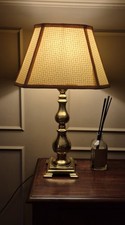 Rectangle Cut Corner Cream/Light Beige Pattern Fabric Lampshade