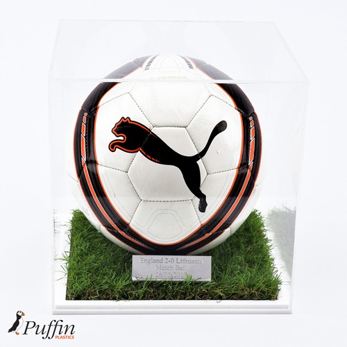 Acrylic football display case - acrylic,