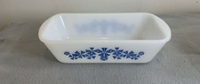 Glasbake Milk Glass Loaf Pan