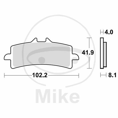 Brake pads sinter trw - pads, sv