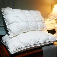 1pcs Luxury Duck Feather & Down Pillows 100%Cotton Insert Pillows Hotel Quality 