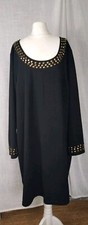 Xxl, 24/26, Black Bodycon Knee