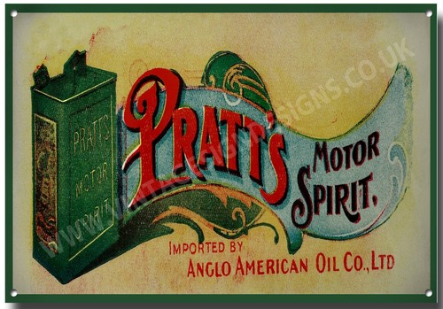 Pratts motor spirit - motor, metal