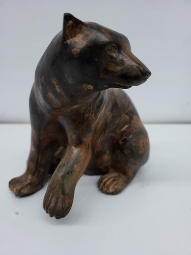 Statue bear wildlife art deco - statue,