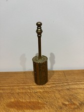 Vintage brass crumb brush - crumb,