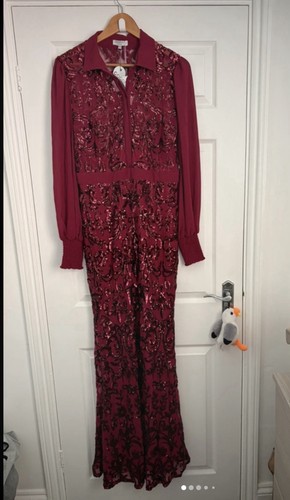 Ladies goddiva sequin long - goddiva,