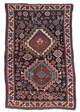 Antique rug kazak caucasus - kazak,,