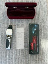 Star Trek Next Generation Phaser Laser Pointer - Vintage 1996 w/COA #9224 Works!