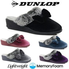 Ladies Wedge Slippers DUNLOP