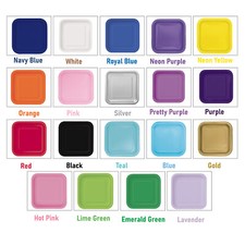 Paper Plates Napkins Cup Plastic Table Cloth Party Decor - 18 Colours