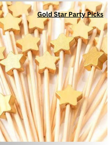 Gold star party - gold,