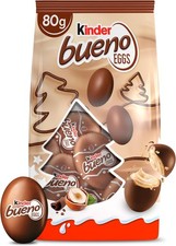 Bueno Mini Chocolate Eggs, Christmas Chocolate for Sharing, 1 Bag 80g