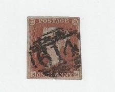 Queen victoria imperf penny - queen,