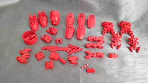 Bionicle red pieces - red,