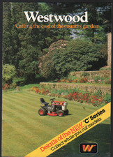 Westwood Ride-on Lawn Mowers Brochure Leaflet