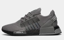 Adidas NMD R1 V2 Grey/Black-Trainers-ALL SIZES Sneakers-New-100% Genuine-RARE
