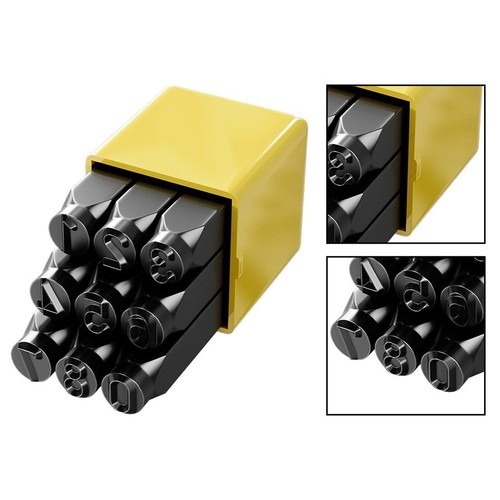 Forged steel letter number - forged,
