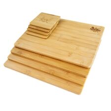Set of 4 Bamboo Wooden