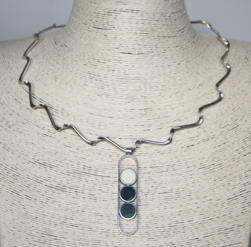 Modernist wavy solid silver - modernist,