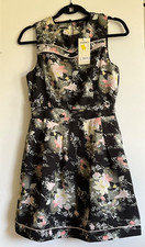 Tenki Sleeveless Floral Oriental Print Dress Size 10 new with tags