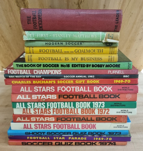 Vintage football books annuals - vintage,