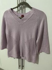 Olsen 3/4 Length Sleeved Jumper Size 14 Lilac