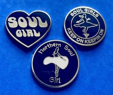 NORTHERN SOUL BADGE - 3 BADGE