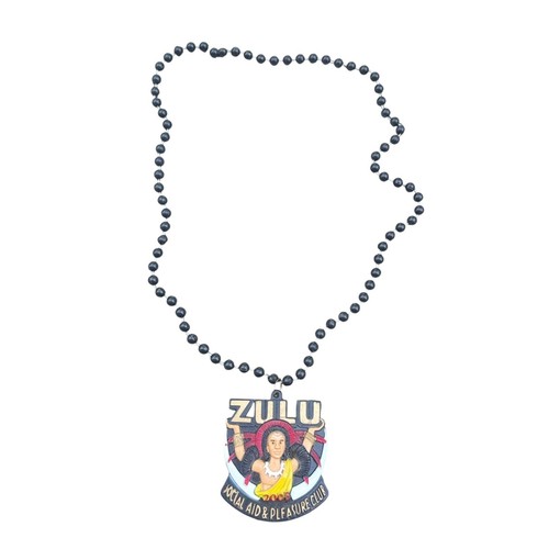 Vintage zulu necklace - zulu, black