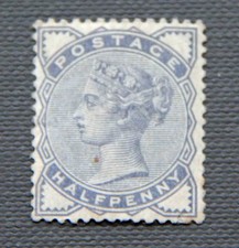 GB QV 1884 1/2d half penny