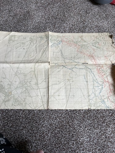 Wwi trench map - trench,