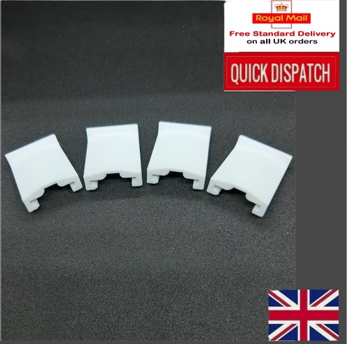White repair clips - white,