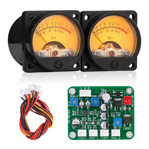 Dual analog meter panel - vu,