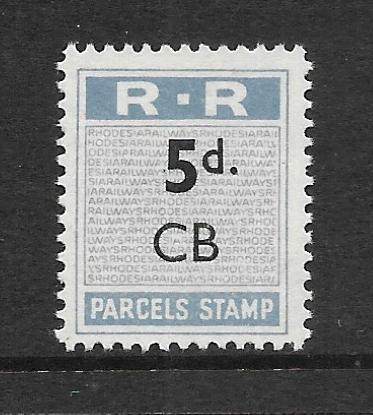 Rhodesia 1951 railway parcel - 1951,