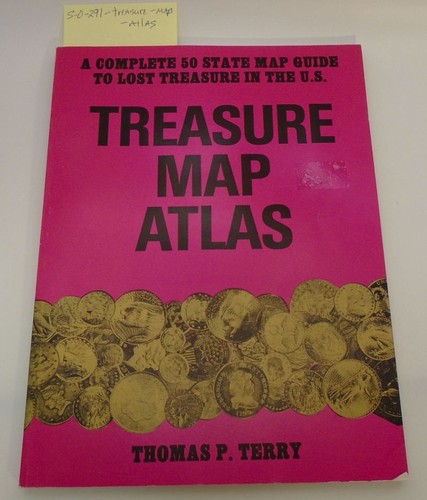 Treasure map atlas state - map, 50
