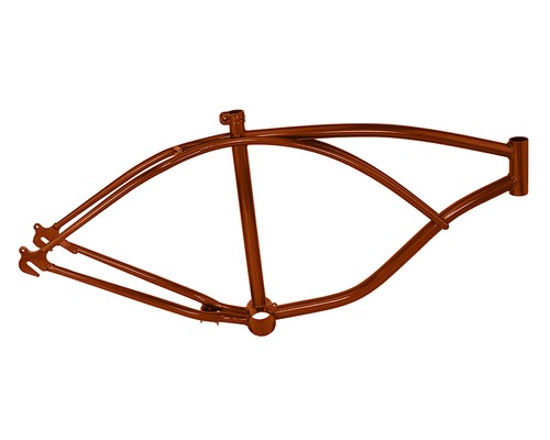 Brown bicycle frame for - bicycle,