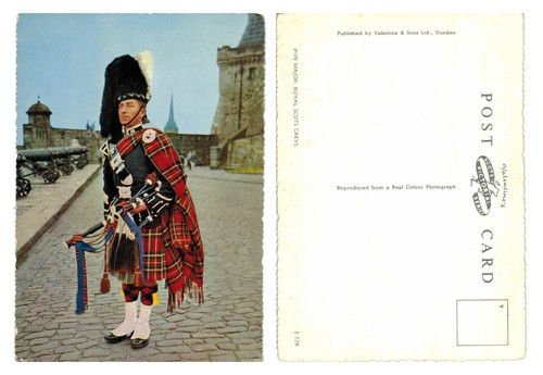 Vintage postcard pipe major - pipe,
