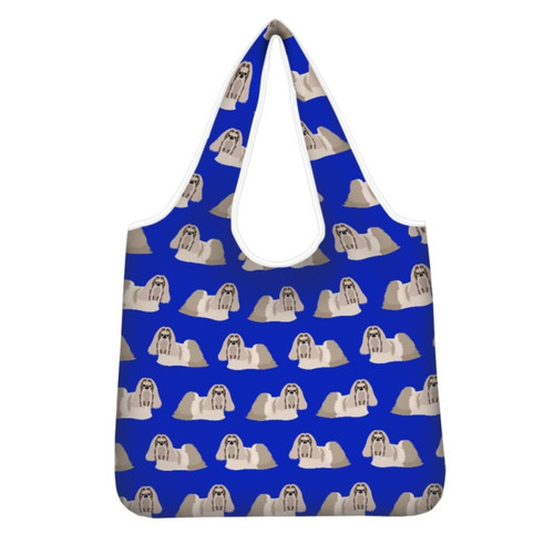Lhasa apso dog - lhasa, tote