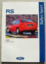 FORD ESCORT RALLYE SPORT Sales